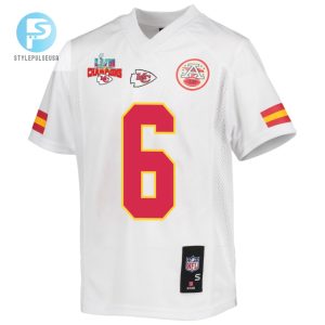 Bryan Cook 6 Kansas City Chiefs Super Bowl Lvii Champions 3 Stars Youth Game Jersey White stylepulseusa 1 2