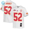 Creed Humphrey 52 Kansas City Chiefs Super Bowl Lvii Champions 3 Stars Youth Game Jersey White stylepulseusa 1