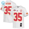 Jaylen Watson 35 Kansas City Chiefs Super Bowl Lvii Champions 3 Stars Youth Game Jersey White stylepulseusa 1