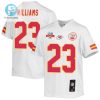 Joshua Williams 23 Kansas City Chiefs Super Bowl Lvii Champions 3 Stars Youth Game Jersey White stylepulseusa 1