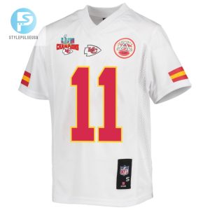 Marquez Valdesscantling 11 Kansas City Chiefs Super Bowl Lvii Champions 3 Stars Youth Game Jersey White stylepulseusa 1 2