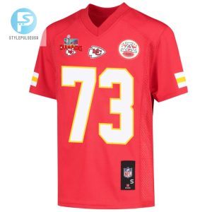 Nick Allegretti 73 Kansas City Chiefs Super Bowl Lvii Champions 3 Stars Youth Game Jersey Red stylepulseusa 1 2