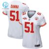 Mike Danna 51 Kansas City Chiefs Super Bowl Lvii Champions 3 Stars Women Game Jersey White stylepulseusa 1