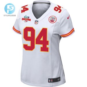 Malik Herring 94 Kansas City Chiefs Super Bowl Lvii Champions 3 Stars Women Game Jersey White stylepulseusa 1 2