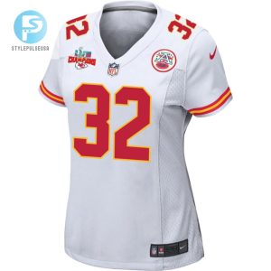 Nick Bolton 32 Kansas City Chiefs Super Bowl Lvii Champions 3 Stars Women Game Jersey White stylepulseusa 1 2