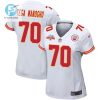 Prince Tega Wanogho 70 Kansas City Chiefs Super Bowl Lvii Champions 3 Stars Women Game Jersey White stylepulseusa 1