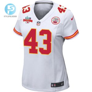 Jack Cochrane 43 Kansas City Chiefs Super Bowl Lvii Champions 3 Stars Women Game Jersey White stylepulseusa 1 2