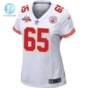 Trey Smith 65 Kansas City Chiefs Super Bowl Lvii Champions 3 Stars Women Game Jersey White stylepulseusa 1 2