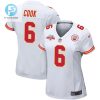 Bryan Cook 6 Kansas City Chiefs Super Bowl Lvii Champions 3 Stars Women Game Jersey White stylepulseusa 1