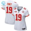 Kadarius Toney 19 Kansas City Chiefs Super Bowl Lvii Champions 3 Stars Women Game Jersey White stylepulseusa 1