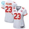 Joshua Williams 23 Kansas City Chiefs Super Bowl Lvii Champions 3 Stars Women Game Jersey White stylepulseusa 1