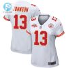 Nazeeh Johnson 13 Kansas City Chiefs Super Bowl Lvii Champions 3 Stars Women Game Jersey White stylepulseusa 1