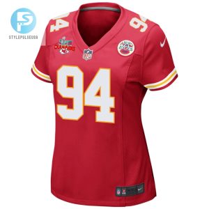 Malik Herring 94 Kansas City Chiefs Super Bowl Lvii Champions 3 Stars Women Game Jersey Red stylepulseusa 1 2