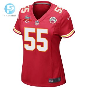 Frank Clark 55 Kansas City Chiefs Super Bowl Lvii Champions 3 Stars Women Game Jersey Red stylepulseusa 1 2