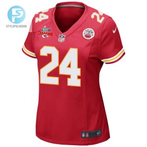 Skyy Moore 24 Kansas City Chiefs Super Bowl Lvii Champions 3 Stars Women Game Jersey Red stylepulseusa 1 2