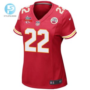 Juan Thornhill 22 Kansas City Chiefs Super Bowl Lvii Champions 3 Stars Women Game Jersey Red stylepulseusa 1 2