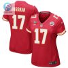 Mecole Hardman 17 Kansas City Chiefs Super Bowl Lvii Champions 3 Stars Women Game Jersey Red stylepulseusa 1