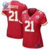 Trent Mcduffie 21 Kansas City Chiefs Super Bowl Lvii Champions 3 Stars Women Game Jersey Red stylepulseusa 1