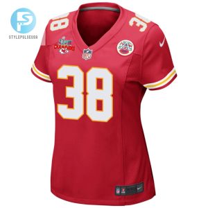 Ljarius Sneed 38 Kansas City Chiefs Super Bowl Lvii Champions 3 Stars Women Game Jersey Red stylepulseusa 1 2