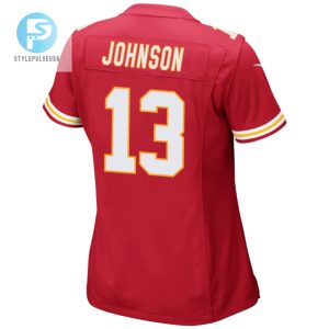 Nazeeh Johnson 13 Kansas City Chiefs Super Bowl Lvii Champions 3 Stars Women Game Jersey Red stylepulseusa 1 1