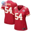 Leo Chenal 54 Kansas City Chiefs Super Bowl Lvii Champions 3 Stars Women Game Jersey Red stylepulseusa 1