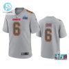 Bryan Cook 6 Kansas City Chiefs Super Bowl Lvii Patch Atmosphere Fashion Game Jersey Gray stylepulseusa 1