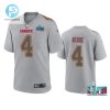 Chad Henne 4 Kansas City Chiefs Super Bowl Lvii Patch Atmosphere Fashion Game Jersey Gray stylepulseusa 1