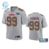 Khalen Saunders 99 Kansas City Chiefs Super Bowl Lvii Youth Atmosphere Game Jersey Gray stylepulseusa 1