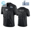 Travis Kelce 87 Kansas City Chiefs Super Bowl Lvii Reflective Limited Jersey stylepulseusa 1