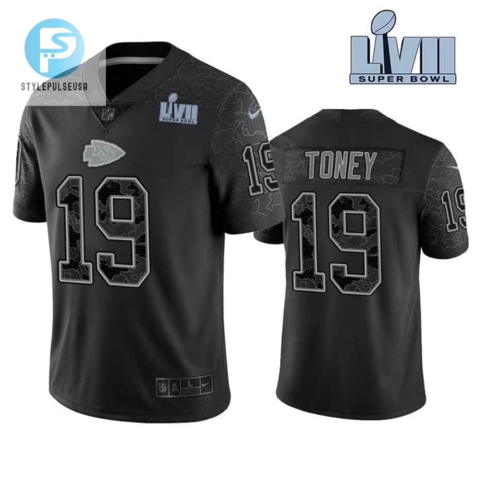 Kadarius Toney 19 Kansas City Chiefs Super Bowl Lvii Reflective Limited Jersey stylepulseusa 1