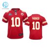 Isaih Pacheco 10 Kansas City Chiefs Super Bowl Lvii Game Jersey Youth Red stylepulseusa 1