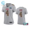 Chad Henne 4 Kansas City Chiefs Super Bowl Lvii Atmosphere Jersey Women Gray stylepulseusa 1