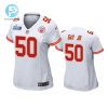 Willie Gay Jr. 50 Kansas City Chiefs Super Bowl Lvii Game Jersey Women White stylepulseusa 1