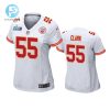 Frank Clark 55 Kansas City Chiefs Super Bowl Lvii Game Jersey Women White stylepulseusa 1