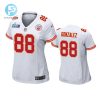 Tony Gonzalez 88 Kansas City Chiefs Super Bowl Lvii Game Jersey Women White stylepulseusa 1