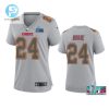 Skyy Moore 24 Kansas City Chiefs Super Bowl Lvii Atmosphere Jersey Women Gray stylepulseusa 1