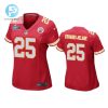 Edwardshelaire 25 Kansas City Chiefs Super Bowl Lvii Game Jersey Women Red stylepulseusa 1