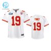 Kadarius Toney 19 Kansas City Chiefs Super Bowl Lvii Game Jersey Youth White stylepulseusa 1