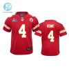 Chad Henne 4 Kansas City Chiefs Super Bowl Lvii Game Jersey Youth Red stylepulseusa 1