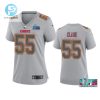 Frank Clark 55 Kansas City Chiefs Super Bowl Lvii Atmosphere Jersey Women Gray stylepulseusa 1