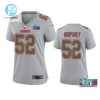 Creed Humphrey 52 Kansas City Chiefs Super Bowl Lvii Atmosphere Jersey Women Gray stylepulseusa 1