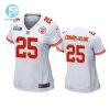 Edwardshelaire 25 Kansas City Chiefs Super Bowl Lvii Game Jersey Women White stylepulseusa 1