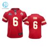 Bryan Cook 6 Kansas City Chiefs Super Bowl Lvii Game Jersey Youth Red stylepulseusa 1