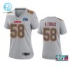 Derrick Thomas 58 Kansas City Chiefs Super Bowl Lvii Atmosphere Jersey Women Gray stylepulseusa 1