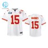 Patrick Mahomes 15 Kansas City Chiefs Super Bowl Lvii Game Jersey Youth White stylepulseusa 1