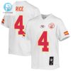 Rashee Rice 4 Kansas City Chiefs Game Jersey Youth White stylepulseusa 1