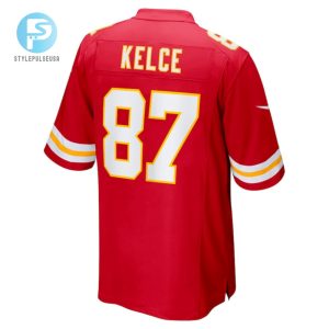 Travis Kelce 87 Kansas City Chiefs Game Men Jersey Red stylepulseusa 1 2