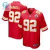 Neil Farrell Jr. 92 Kansas City Chiefs Game Men Jersey Red stylepulseusa 1