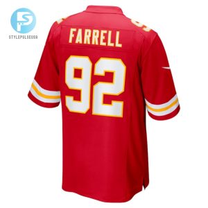 Neil Farrell Jr. 92 Kansas City Chiefs Game Men Jersey Red stylepulseusa 1 2