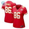 Gerrit Prince 86 Kansas City Chiefs Game Women Jersey Red stylepulseusa 1